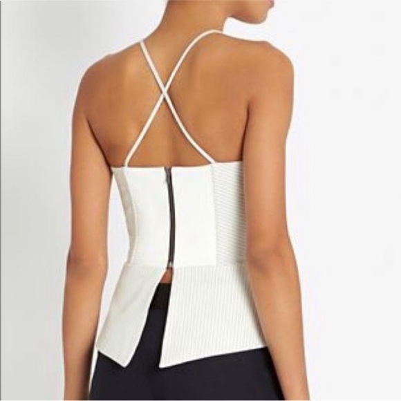 Mason by Michelle Mason deep V sleeveless top - Picture 2 of 6